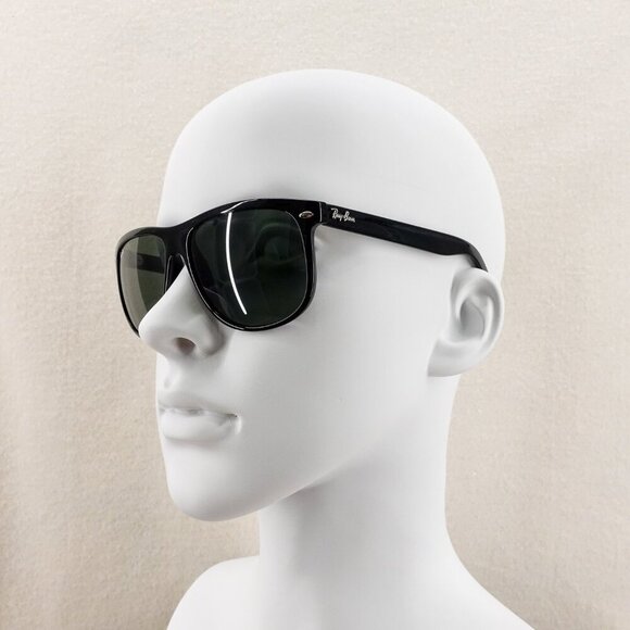 Ray-Ban RB4147 Boyfriend Sunglasses Gray Green and Black OS - Picture 10 of 11